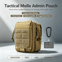 Petit organisateur de gadgets utilitaires IFAK Compact Outdoor Men EDC Gear Tool Pouch Waist Belt Phone Bag Tactical Molle Admin Bag