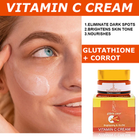 Sérum Naturel Bio à la Carotte et Vitamine C, Lait Corporel Éclaircissant Anti-Âge, Crème Visage Anti-Rides et Savon, Ensemble Soin de la Peau