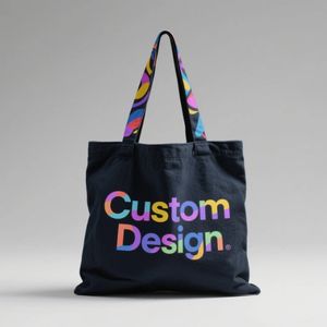 Bolso de Mano de Lona de Algodón con Cremallera, Personalizado con Logotipo y Etiqueta, para Viaje, Casual, para Toda Temporada, Venta al Por Mayor de Fábrica - Product Image 2