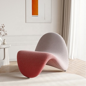 AOMISI CASA Nordic Designer Tongue Chair Italiano Simple Sala de estar Lazy Single Sofa Silla de ocio para muebles de sala de estar - Product Image 1