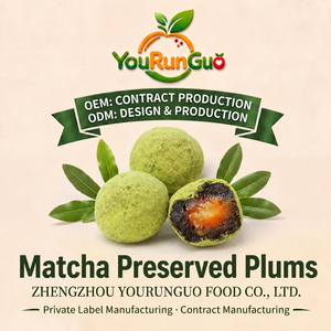 Poudre de thé vert Matcha en vrac OEM, enrobée de prune, avec centre sucré et fruits confits, prête à consommer, durée de conservation de 12 mois, 10 kg - Product Image 6