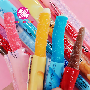 Vente chaude de bâtonnets de bonbons gélifiés fruités et acidulés en gros, saveurs assorties, bonbons enrobés de sucre, <span class=keywords><strong>réglisse</strong></span>, bonbons gélifiés mous - Product Image 3