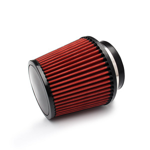 Filtro de Aire Universal para Automóvil, 76mm 100mm, Rojo, Alto Flujo, Tipo Hongo, para Mejora y Reequipamiento - Product Image 2