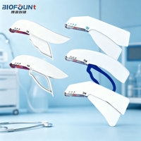 BIOFOUNT Agrafeuse manuelle jetable innovante pour la peau, équipement chirurgical, retrait indolore, traumatisme minimal, fermeture fine des plaies et cicatrices