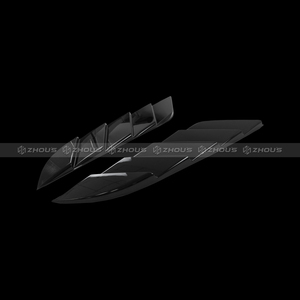 Cubierta Decorativa para Ventilaciones del Capó Delantero del Coche, Rejilla de Ventilación para el Capó del Motor, para <span class=keywords><strong>Land</strong></span> <span class=keywords><strong>Rover</strong></span> <span class=keywords><strong>Defender</strong></span> 90 110 <span class=keywords><strong>130</strong></span> <span class=keywords><strong>2022</strong></span> - Product Image 2
