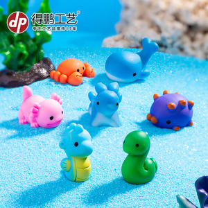 Depeng Landschap Zeedieren Dolfijn Zeeslang Krab Zeshoekige Draak Octopus Schildpad Hars Decoratie <span class=keywords><strong>Aquarium</strong></span> Accessorie - Product Image 4