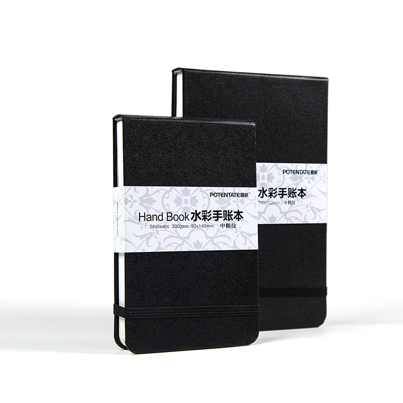 Pottate 2 размера Рисование ноутбука для Watercolor_300GSM руководство бумага/24 листа aquarel papel para acuarela