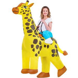 Costume de girafe à monter gonflable pour homme et femme unisexe - Product Image 1