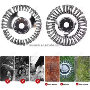 High Quality Steel <b>Wire</b> <b>Brush</b> Wheel - Rust Removal Disc for Metal Surface Polishing Grinding - Product Image 3