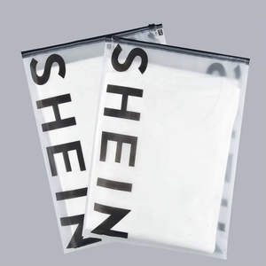 ถุงใส่เสื้อยืดพลาสติกถุงซิปใสแบบย่อยสลายได้ถุงปิดผนึกบรรจุภัณฑ์และการพิมพ์โลโก้ตามสั่ง - Product Image 3