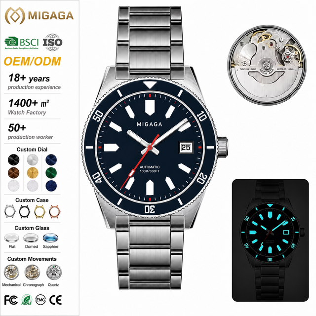 Dive Men Watches 10atm Stainless Steel Case Superluminova Bgw9 Dial Nh35/sellita Automatic Movement Diver Watch
