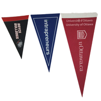 Banderas de Fieltro Personalizadas al por Mayor, Duraderas, con Certificación TUV, para Decoración, Publicidad, Fiestas, Equipos de Fútbol, Clubes