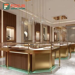 Meubles de magasin de bijoux modernes, finition laminée, vitrine d'exposition pour boutique - Product Image 2