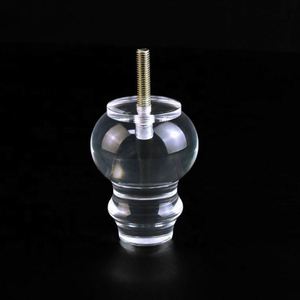 Customized Wholesale Clear Acrylic Plastic Durable Replacement Furniture <b>Table</b> Cabinet Sofa Legs for Outdoor Hotel <b>Kitchen</b> Use - Product Image 1