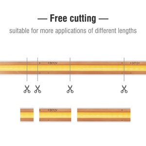 Qm miễn phí cắt bất cứ nơi nào 8mm COB <span class=keywords><strong>LED</strong></span> Strip 3000K 4000K 6500K 4mm 5mm 3mm 12V <span class=keywords><strong>24V</strong></span> miễn phí cắt COB <span class=keywords><strong>LED</strong></span> Strip - Product Image 3