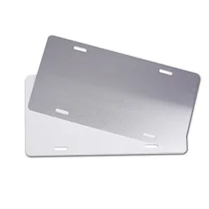 Metal Aluminum Sublimation License Plate Blank European Car Front License Plate Tags Sign Board For Custom Design