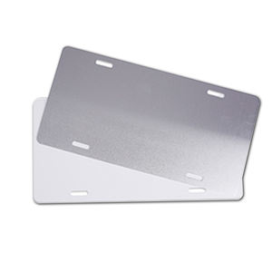 Placa de matrícula de sublimación de aluminio y Metal, etiquetas de placa de matrícula delantera de coche europeo en blanco, tablero de letrero para diseño personalizado - Product Image 1