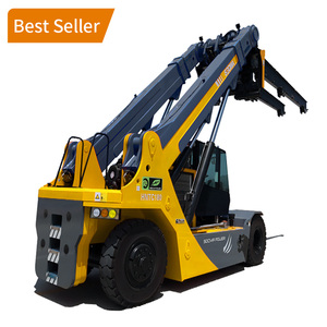 Chariot élévateur télescopique électrique double mini SOCMA 16T 18T avec élingue à câble, construction métallique pour le levage de nouveaux conteneurs - Product Image 1