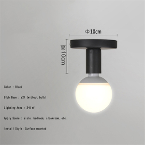 Outdoor <b>LED</b> <b>Ceiling</b> <b>Light</b> Aluminum Alloy 6000K Daylight IP67 Waterproof <b>Dimmable</b> 3-Year Warranty Polycarbonate Diffuser Wall - Product Image 2