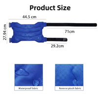 Bingyuan Bande de compression pour hanche avec poche de gel amovible, compresse froide réutilisable pour la hanche à large zone de couverture pour remplacement de hanche, ROHS