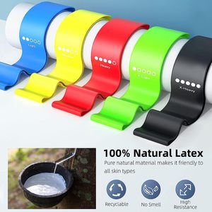 Set di Fasce Elastiche in Lattice Naturale OEM per Allenamento Domestico, Mini Bande ad Anello per Esercizi in Palestra, Fasce di Resistenza - Product Image 6