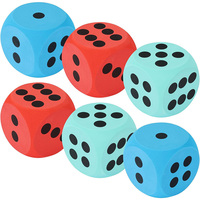 Dés en mousse EVA durables et de grande taille pour jeux de société, cubes géants en éponge pour divertissement intérieur et extérieur, vente en gros