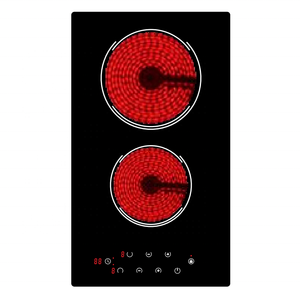 Placa Calefactora Eléctrica Infrarroja Halógena <span class=keywords><strong>de</strong></span> 2 Hornillas Vitrocerámica - Product Image 4