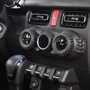 Satu Pasang Lantsun JMN162 Penutup Tombol AC Silikon Aksesoris untuk Suzuki Jimny 2019-2026 5 Pintu - Product Image 3
