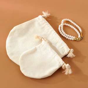 Manufacture High End Brush Jewelry Gift <b>Bags</b> Pouch Fashion Drawstrings <b>Dust</b> Cotton Lien <b>Bag</b> Pouch <b>Bag</b> - Product Image 3