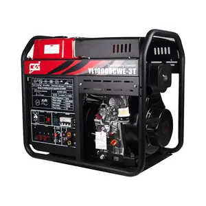 Générateur diesel de soudage 8kw 8.5kw AC230v AC400v pour machine à souder