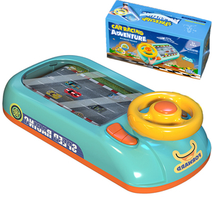 Giáo dục trò chơi trẻ em phong cách cổ điển mô phỏng vô lăng theo dõi đua xe Phiêu Lưu trò chơi máy đánh Bạc Go-karts xe đua theo dõi đồ chơi - Product Image 1