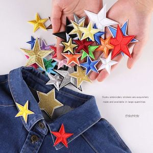 Hot Sale Mini Size Embroidered Iron on Star Patches With Different Colors for Clothing - Product Image 2