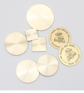 Blank Copper Sheet for Paper Dry Seal <strong>Stamp</strong> Round Copper Head for Office <strong>Metal</strong> Portable Paper Embosser Dry <strong>Stamp</strong> - Product Image 2