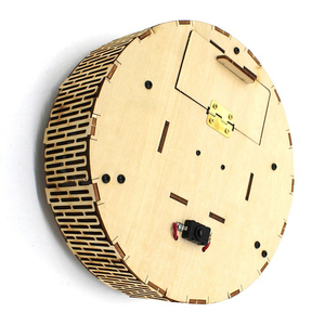 Kit de bricolage scientifique en bois pour enfants OKYN-Y2612 : Robot balayeuse à assembler soi-même - Product Image 3