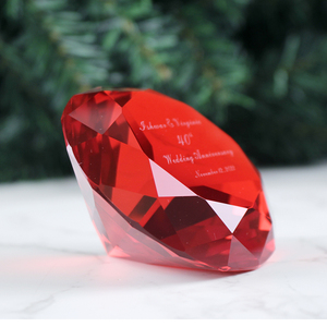 ที่นิยมทับทิมแก้วเพชรสีแดงพลอยคริสตัลเพชรทับกระดาษสำหรับของขวัญวันครบรอบแต่งงาน - Product Image 6