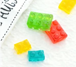 Caramelos de Goma Dura con Sabor a Frutas en Forma de Bloques 3D con Relleno en Bolsa, Caramelos de Gelatina Halal - Product Image 3