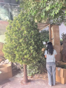 Podocarpus Bonsai Large Outdoor Indoor Artificial Bonsai <strong>Tree</strong> Green Artificial Pine <strong>Tree</strong> for Home Patio Garden Centerpiece Decor - Product Image 4