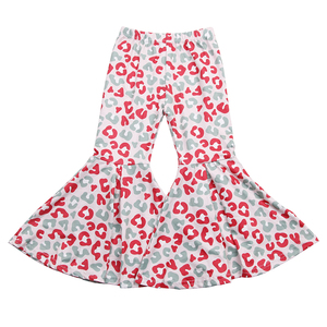 Pantalones Acampanados de Moda para Niñas Recién Nacidas con Bonito Estampado Navideño - Product Image 3