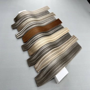 Extensiones de cabello humano de alta calidad Genius Weft Naturhaar Genius Wefts Genius Weft Brown - Product Image 1