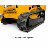 Harga Terbaik Compact Skid Steer Loader T750 Diesel Euro 5 Emission dengan Quick Attach Bucket Dijual di Alibaba International