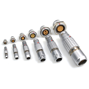 Hoogwaardige volledig messing ronde connector serie: Koreaanse bajonet / EGG B serie push-pull TNC-SMA 50 Ohm adapter (mannelijk-vrouwelijk) - Product Image 3