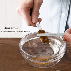 Stainless Steel Eco-Friendly Nesting <b>Measuring</b> Cups and <b>Spoons</b> Set 20 Pieces - Product Image 4