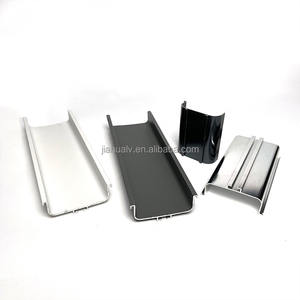 Puxador de alumínio para móveis, preto, escondido, para armário de cozinha, gaveta, alça longa - Product Image 4