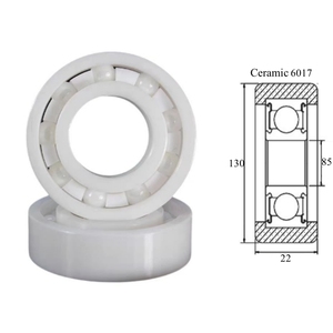 Nhiệt độ cao Zirconium oxide zro2 đầy đủ gốm bóng mang 6017 85*130*22 mét với ID 85 Mét - Product Image 1