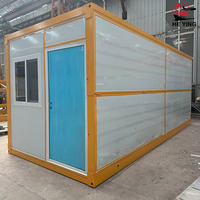 Petit bureau à domicile mobile portable moderne de la Chine 20ft 40ft modulaire préfabriqué Construction en acier pliable conteneur hôtel pour maison