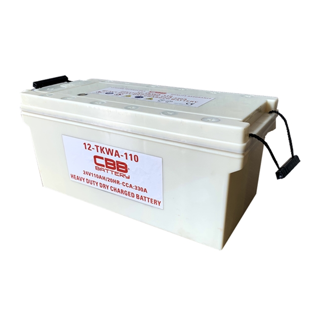 Специальная конструкция 24V 125ah сухой заряженный автомобильный аккумулятор 12-TKA-125