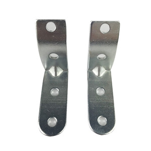 Steel Glove Box Hinge <b>Bracket</b> Pair 4 Hole Easy Installation For Audi A4 S4 RS4 B6 B7 8E - Product Image 2