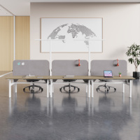 Cadre de bureau électrique assis-debout réglable en hauteur, poste de travail ergonomique à double moteur