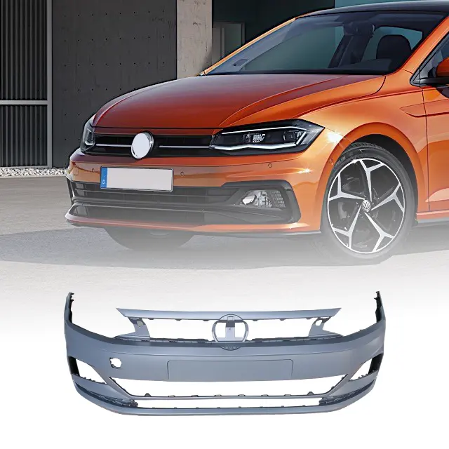 Hete Verkoop Plastic Auto-Onderdelen Auto Voorbumper Voor Vw Polo 2017-