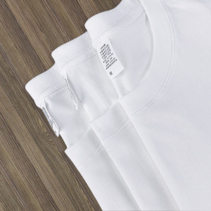 Nouveau <span class=keywords><strong>Style</strong></span> personnalisé imprimé lâche multicolore blanc T-shirt noir t-shirt pour hommes coton - Product Image 3